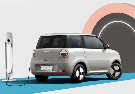 De Kleine Elektrische voertuigen van Changanlumin 155KM Elektrische de Vijfdeursautoauto's van New Energy