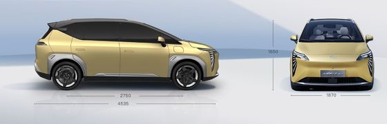 AION Y plus Hoge snelheidseco Vriendschappelijke Elektrische Auto's snakt Afstand in mijlen 510km/610km