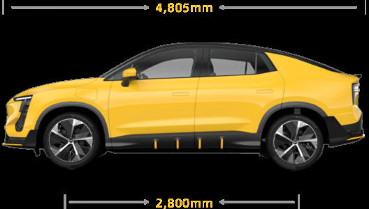Intelligente Elektrische Auto 405km van het Aiwaysu6 WVTA Certificaat Oversteekplaatsev Auto's