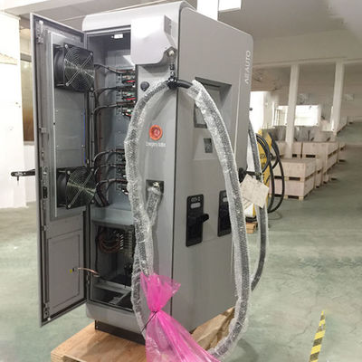 Commerciële 120kw-het Materiaalip55 EV gelijkstroom Snelle Lader 60HZ van de Elektrisch voertuiglevering