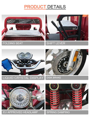 Sterke Macht Met drie wielen van de Jinpengql150e de Elektrische Lading voor het de Landbouwwerk