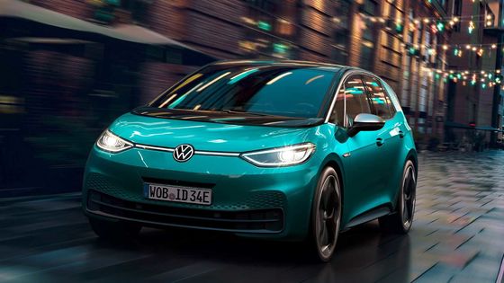 Linker van het de Batterijelektrische voertuig 160km/h van het Leidingslithium VW ID3 voor Volwassenen