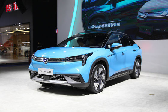 Elektrische Auto 5 Deuren 5 Seater-het Lithium Ion Battery van 110km/H GAC AION van de Sedanauto