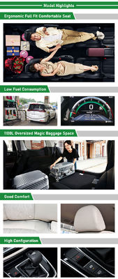 4 Wheel Drive Compact Electric MPV 7 Seater GAC Trumpchi M6 270T Manual Elite Edition