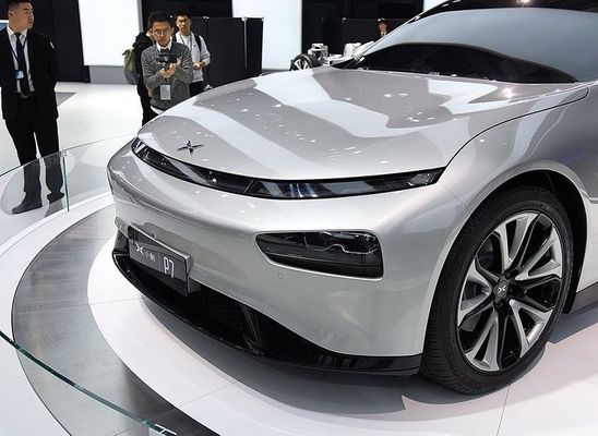 Intelligente Limousine Elektrische Auto Xpeng P7 Nedc 2WD de Waaier van 4WD 480 586 670 706km