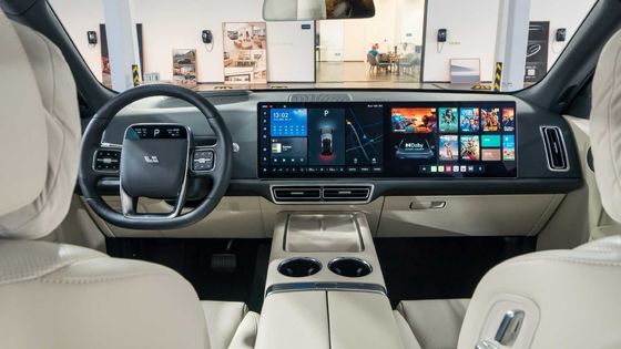 Van het de Autolithium van Li L9 AWD Grote SUV Elektrische van het het Ijzerfosfaat Batterij 1000km 446hp