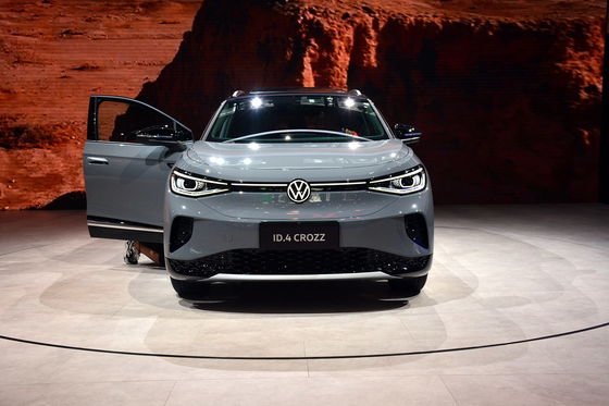 600Km Snelle Elektrische de Stadsauto's van VW ID.4 CROZZ van SUV van het Lastenelektrische voertuig