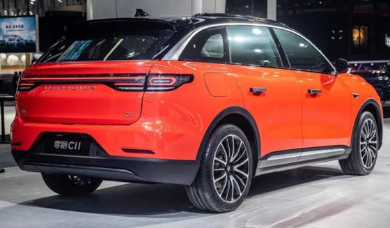 Hoge snelheid Pure elektrische auto's Leapmotor C11 CLTC 650 km elektrische auto SUV 170 km / u