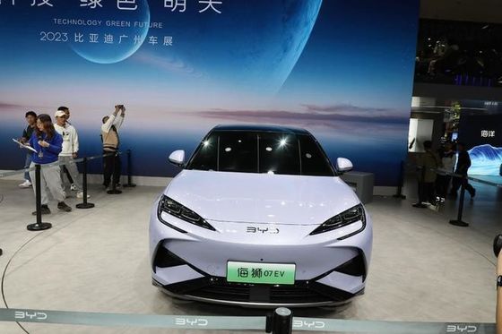 Handsome Pure Electric BYD Sea Lion 07 EV Auto Nieuw energievoertuig Met Blade Battery