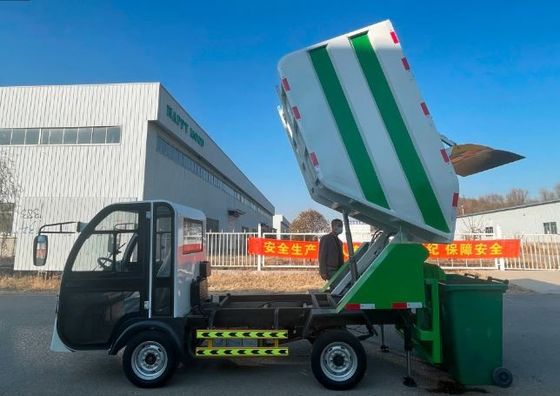 4m3 Mini vuilnisbak stof verzamelen Elektrisch vuilnisbak schoonmaaktruck Brandweertruck