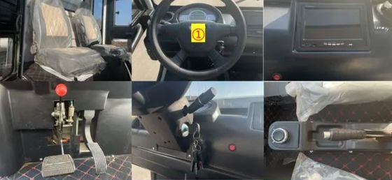 4m3 Mini vuilnisbak stof verzamelen Elektrisch vuilnisbak schoonmaaktruck Brandweertruck