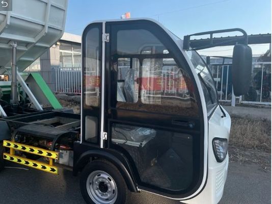4m3 Mini vuilnisbak stof verzamelen Elektrisch vuilnisbak schoonmaaktruck Brandweertruck