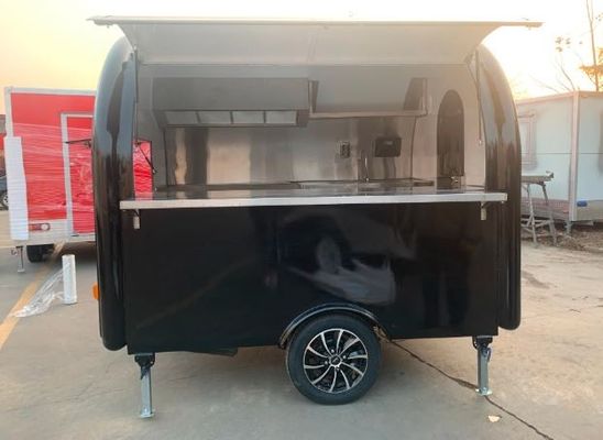 Outdoor Burger Factory Catering Mobiele fastfood trailer met roestvrij staal keuken