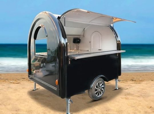 Outdoor Burger Factory Catering Mobiele fastfood trailer met roestvrij staal keuken