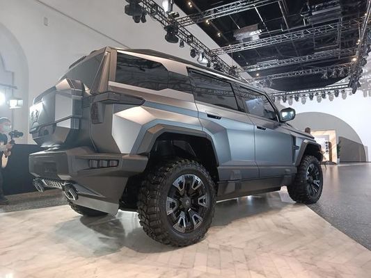 Grote EV-auto bij Dongfeng Mengshi M-Hero 917 EV Productie gestart 1000 pk 505 km bereik onder de motorkap