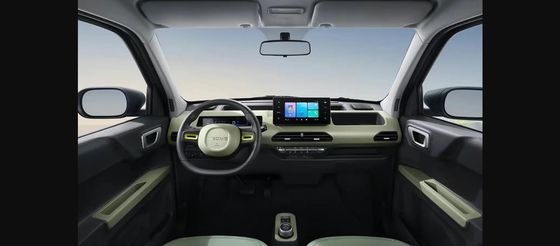 2023 Mini Electric Car Tiny Chinese EV Met Een Bronco Gezicht Op Geely Panda Knight 200km bereik