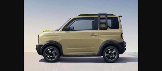 2023 Mini Electric Car Tiny Chinese EV Met Een Bronco Gezicht Op Geely Panda Knight 200km bereik