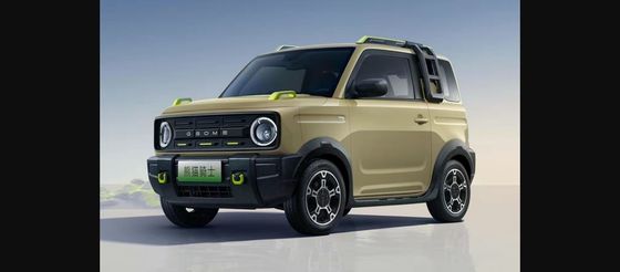 2023 Mini Electric Car Tiny Chinese EV Met Een Bronco Gezicht Op Geely Panda Knight 200km bereik