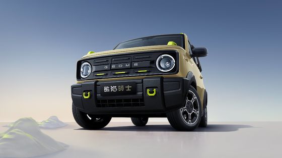 2023 Mini Electric Car Tiny Chinese EV Met Een Bronco Gezicht Op Geely Panda Knight 200km bereik