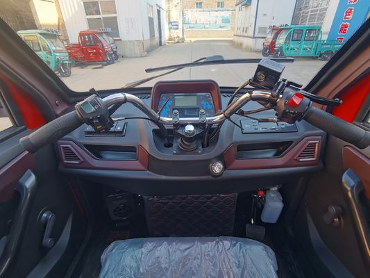 Benzine aangedreven gesloten gemotoriseerde passagiers driewieler met meerdere kleuren maximale snelheid 70 km/u