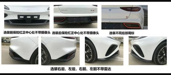 64.27kwh accu-aangedreven voertuigen @NEZHA GT 560km bereik energiebesparende 2 deuren 4 zitplaatsen hardtop sportwagen