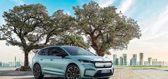 comfortabel genoeg rijden&aanbevolen snel op Skoda Enyaq iv80 82kWh batterij single motor,achterwielaandrijving elektrische auto