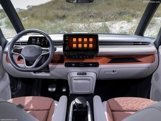 VW klassieke camper MPV Volkswagen ID Buzz. 2023-elektrische robort grote ruimte praktisch voor gezinnen