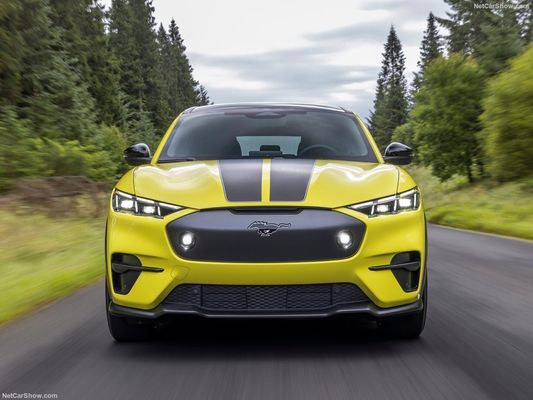 Unieke Rally Suspension, Family Car Out Racing Feeling bij Ford Mustang Mach-E Rally (2024) 480 pk