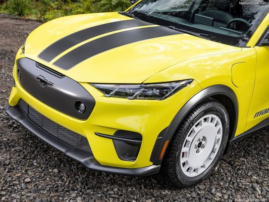 Unieke Rally Suspension, Family Car Out Racing Feeling bij Ford Mustang Mach-E Rally (2024) 480 pk