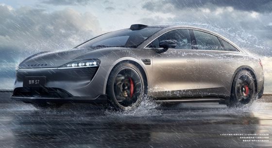 2024 Nieuwe Chery Huawei LUXEED S7 2024 Luxury Electric Sedan LUXEED S7 met 12,4kw/h consumptie zelfparkeren ev auto