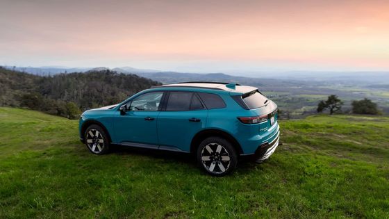 Nieuwe EV auto 2024 Honda Prologue EV Crossover met een lage, brede houding, een lange wielbasis