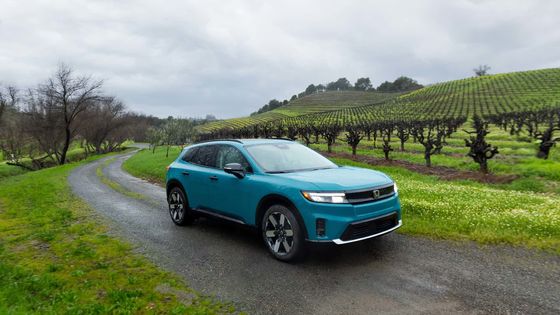 Nieuwe EV auto 2024 Honda Prologue EV Crossover met een lage, brede houding, een lange wielbasis