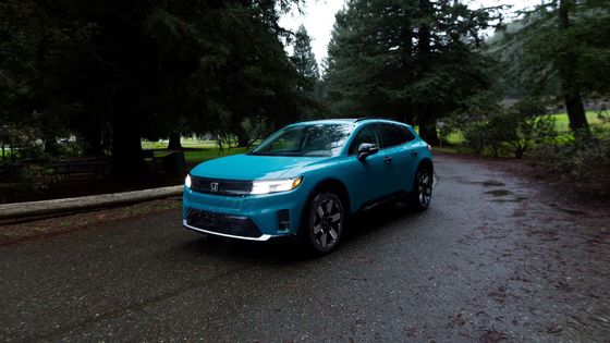 Nieuwe EV auto 2024 Honda Prologue EV Crossover met een lage, brede houding, een lange wielbasis