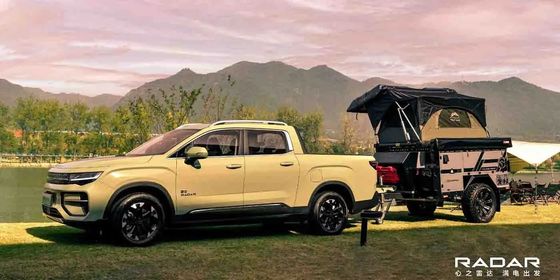 Nieuwe EV truck 2024 Radar RD6 allwheel drive pick-up met 200kW vermogen 384Nm koppel