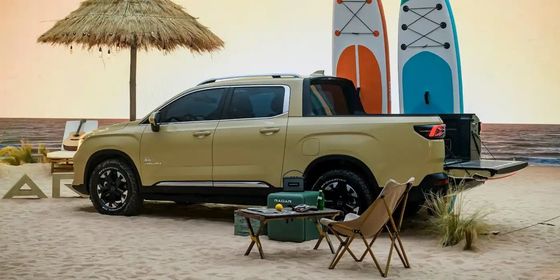 Nieuwe EV truck 2024 Radar RD6 allwheel drive pick-up met 200kW vermogen 384Nm koppel