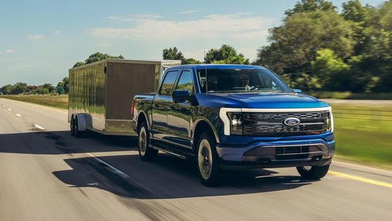 elektrische auto Ford F-150 Lighting puur elektrische pick-up met groot bereik en enorme opslagruimte