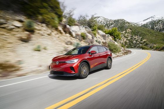 201p.s paardenkracht RWD tot 290 mijl EPA bereik bij 2024 Volkswagen ID4 zuiver elektrische auto's