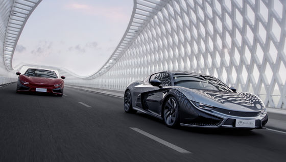 2024 Mullen GT Pure Electric Sport Car met 380km bereik 4.2s 0-100km/h Versnelling