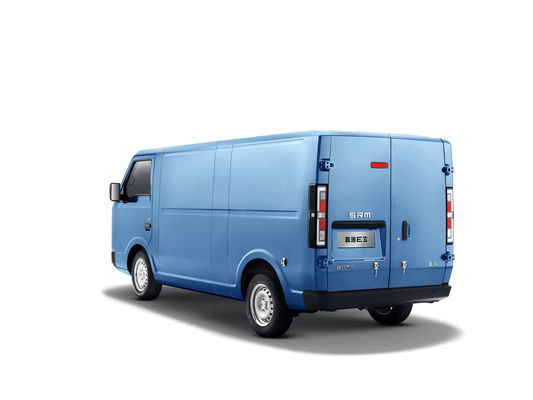 2024 SRM New Energy E3L 263km genormaliseerd Cargo Van geknipt met 60kw zuiver elektrisch vermogen 90kmh topsnelheid 2 kleuren optie