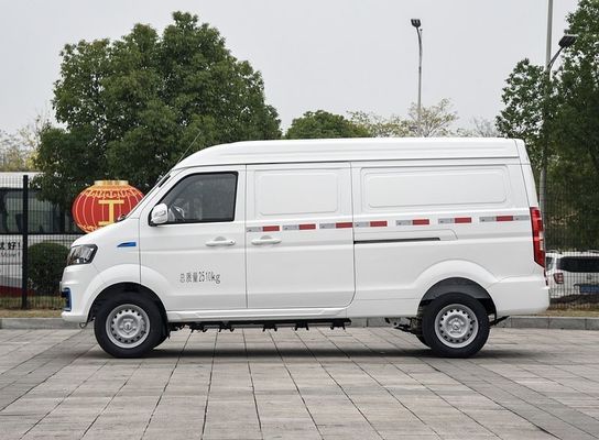 Vierkante vorm Geadopteerd Jinbei Familie stijl Nieuwe elektrische Van Hiace EV Met 220N.m En 300km NEDC Met topsnelheid bij 80km/h