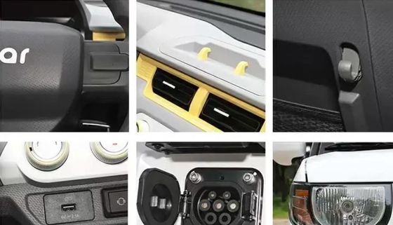 Gezellige en praktische elektrische auto- Chery QQ Ice Cream Qirui 2024 170 km 205 km 3 deuren 4 zitplaatsen Mini EV Minicar