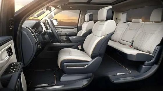 Alle elektrische ram 1500 REV met uitzonderlijke kenmerken in het slepen, een bereik van 350 mijl bij 168kwh batterij.