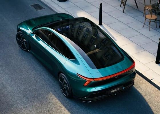 Hottest Beijingauto Show Jiyue07 200kw Motorpower 27w;.S PURE ELECTRIC CAR met topsnelheid bij 200km/h