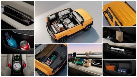 2024 full crossover BAOJUN YEP EV 303km CLTC 28.1batterij met 75kw motor en maximale snelheid tot 100km/h 3of 5deurs beschikbaar