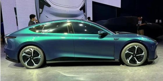 Voorverkoop Geely&Baidu Joint Brand Jiyue07 zuiver elektrisch voertuig met 200kw/271P.s motorvermogen 2WD aandrijflijn 4deurs/5zitjes