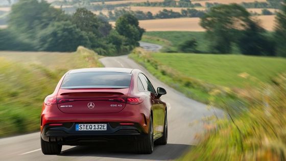 Hit selling elektrisch voertuig Mercedes-Benz EQE AMG 43 4MATIC 90.6kwh batterij 450km bereik met 350kw/476P.s motorvermogen
