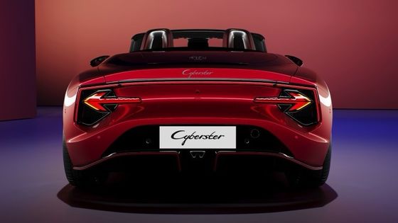 MG Cyberster Trophy Alle elektrische sportwagen Een gezonde 335 pk en 350 lb ft van het koppel, 336 mijl bereik Onder 77kwh batterij