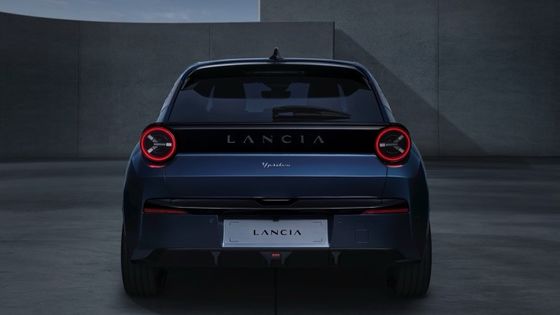 De eerste elektrische auto van Lancia Ypsilon met een motor van 154 pk en 260 Nm.