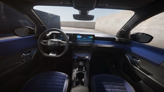 De eerste elektrische auto van Lancia Ypsilon met een motor van 154 pk en 260 Nm.