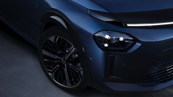 De eerste elektrische auto van Lancia Ypsilon met een motor van 154 pk en 260 Nm.